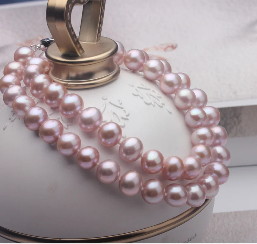 Charming 18"9-10mm Natural South Sea Genuine Purple Round Pearl Necklace Free Shipping for Women Jewelry Necklace Choker
Charming 18"9-10mm Natural South Sea Genuine Purple Round Pearl Necklace Free Shipping for Women Jewelry Necklace Choker