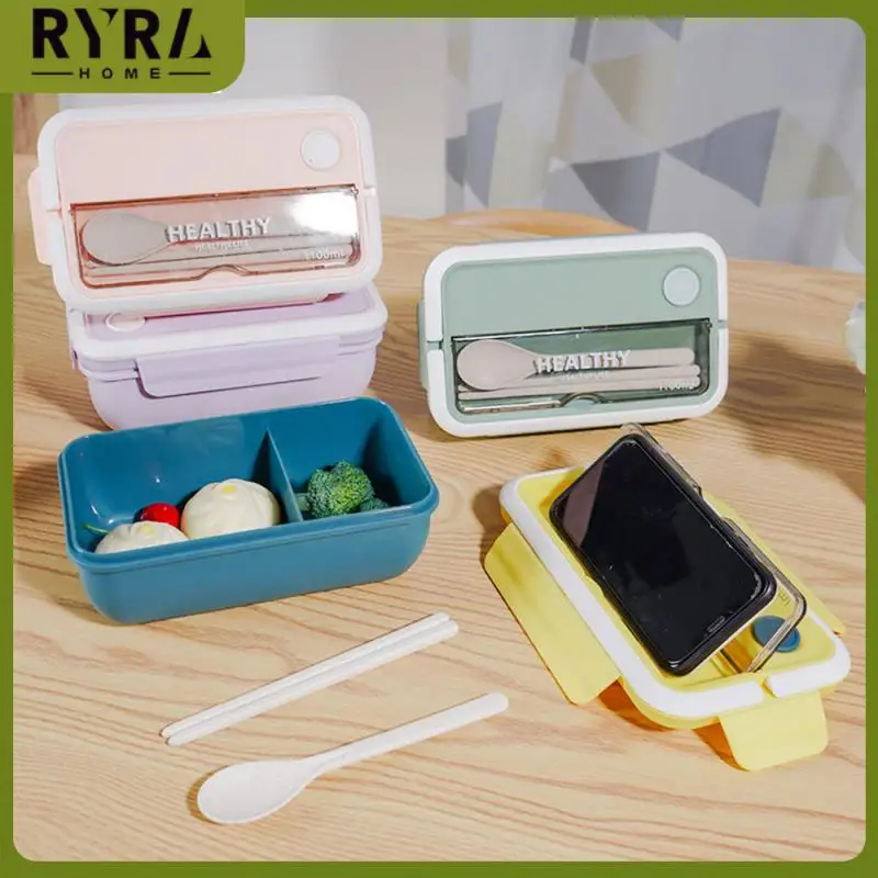 With Spoon Chopsticks Hermetic Lunch Box For Outdoor Camping Microwave Lunch Box Plastic Bento Box Portable Tableware Supplies
With Spoon Chopsticks Hermetic Lunch Box For Outdoor Camping Microwave Lunch Box Plastic Bento Box Portable Tableware Supplies