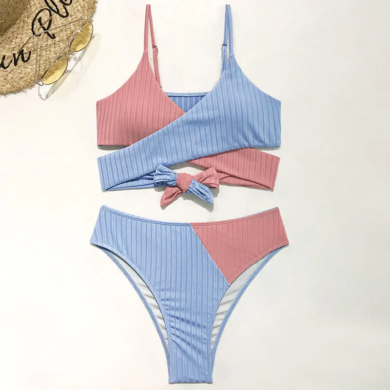 Womens Sexy Two Piece Biniki Swimsuit Sexy Striped Split Swimwear Set Ladies 2022 New Bikini
Womens Sexy Two Piece Biniki Swimsuit Sexy Striped Split Swimwear Set Ladies 2022 New Bikini
