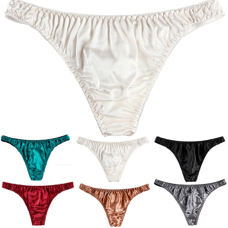 Men's Breathable Silk Low Rise Panties Sexy Solid Color Thong Underwear T-Back G-String Brief Fashion Bikini Underpants Lingerie
Men's Breathable Silk Low Rise Panties Sexy Solid Color Thong Underwear T-Back G-String Brief Fashion Bikini Underpants Lingerie