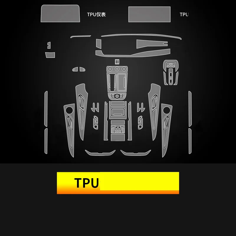 Tpu Transparent Film for Hongqi H9 2020-2022 Car Interior Sticker Center Console Air Gear Navigation Dashboard Door Window Panel
Tpu Transparent Film for Hongqi H9 2020-2022 Car Interior Sticker Center Console Air Gear Navigation Dashboard Door Window Panel