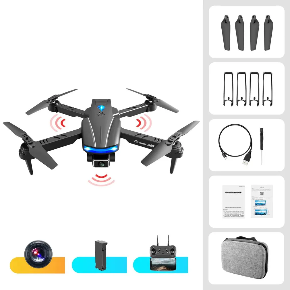 S85 Drone 4K S85 Mini Drone 4k Dual Camera With Obstacle Avoidance Remote Control Helicopter Aircraft Drone Helicopter Toy
S85 Drone 4K S85 Mini Drone 4k Dual Camera With Obstacle Avoidance Remote Control Helicopter Aircraft Drone Helicopter Toy