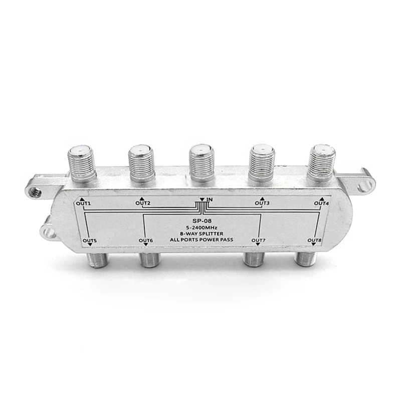 Advanced 8 Way Coaxial Cable Splitter 5-2400MHz CATV Antenna System 1 in 8 Out High-isolation Shielding Structure
Advanced 8 Way Coaxial Cable Splitter 5-2400MHz CATV Antenna System 1 in 8 Out High-isolation Shielding Structure