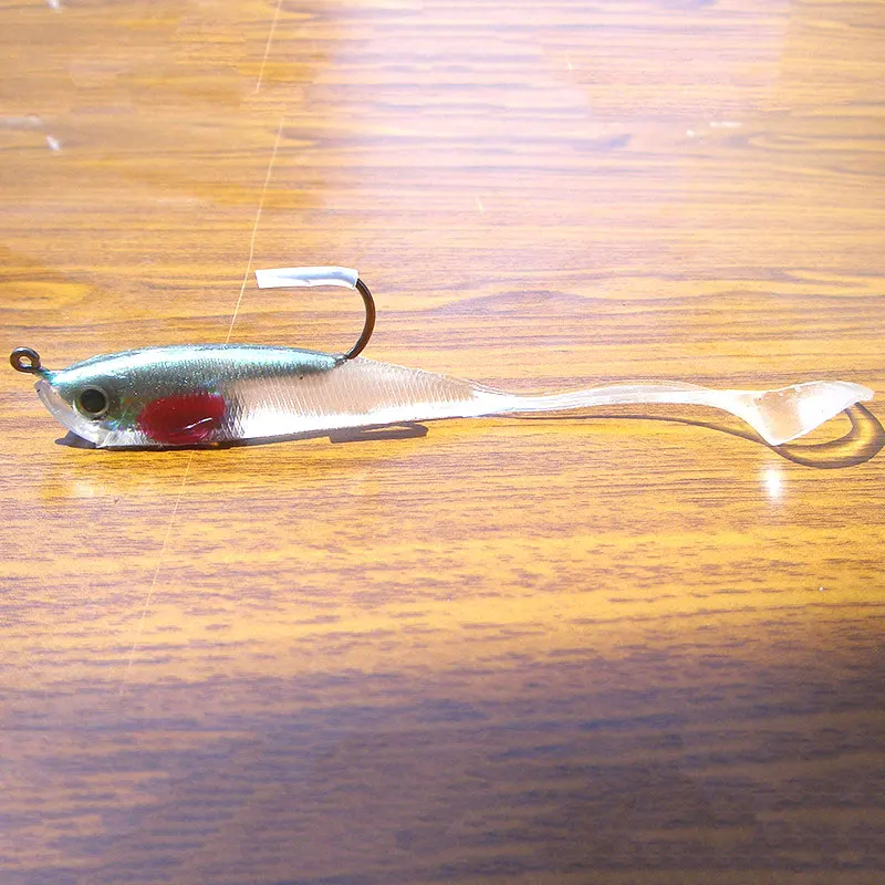 AS Soft Lure T Tail Wobbler 16g/12cm Fishing Bait Jig Head Metal Fish Silicone Artificial Leurre Tackle Swim Cast Pesca Bait
AS Soft Lure T Tail Wobbler 16g/12cm Fishing Bait Jig Head Metal Fish Silicone Artificial Leurre Tackle Swim Cast Pesca Bait