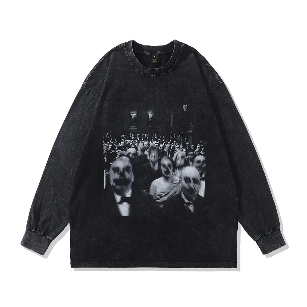 Evils Print Graphic T Shirts Oversized Vintage Long Sleeve Goth Men Y2k Grunge T-shirts Streetwear Loose Harajuku Anime Tops Tee
Evils Print Graphic T Shirts Oversized Vintage Long Sleeve Goth Men Y2k Grunge T-shirts Streetwear Loose Harajuku Anime Tops Tee