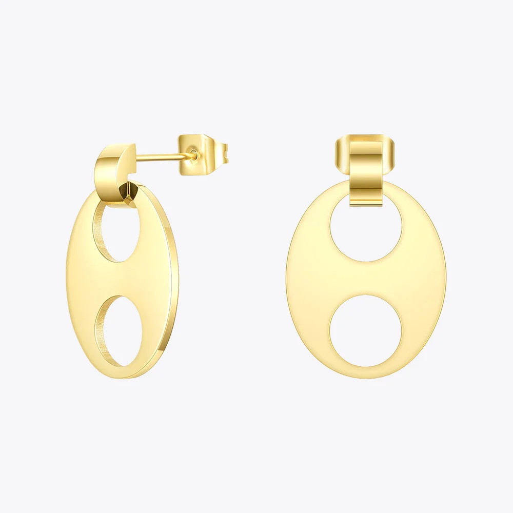 ENFASHION Circle Hollow Drop Earrings For Women Gold Color Stainless Steel Oval Dangle Earings Fashion Jewelry 2020 Brinco E1181
ENFASHION Circle Hollow Drop Earrings For Women Gold Color Stainless Steel Oval Dangle Earings Fashion Jewelry 2020 Brinco E1181