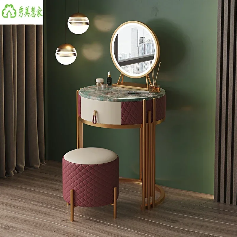 Light Luxury Bedroom Dressing Table Style Stone Plate Metal Small Apartment Makeup Table Mini Minimalist Design Makeup
Light Luxury Bedroom Dressing Table Style Stone Plate Metal Small Apartment Makeup Table Mini Minimalist Design Makeup