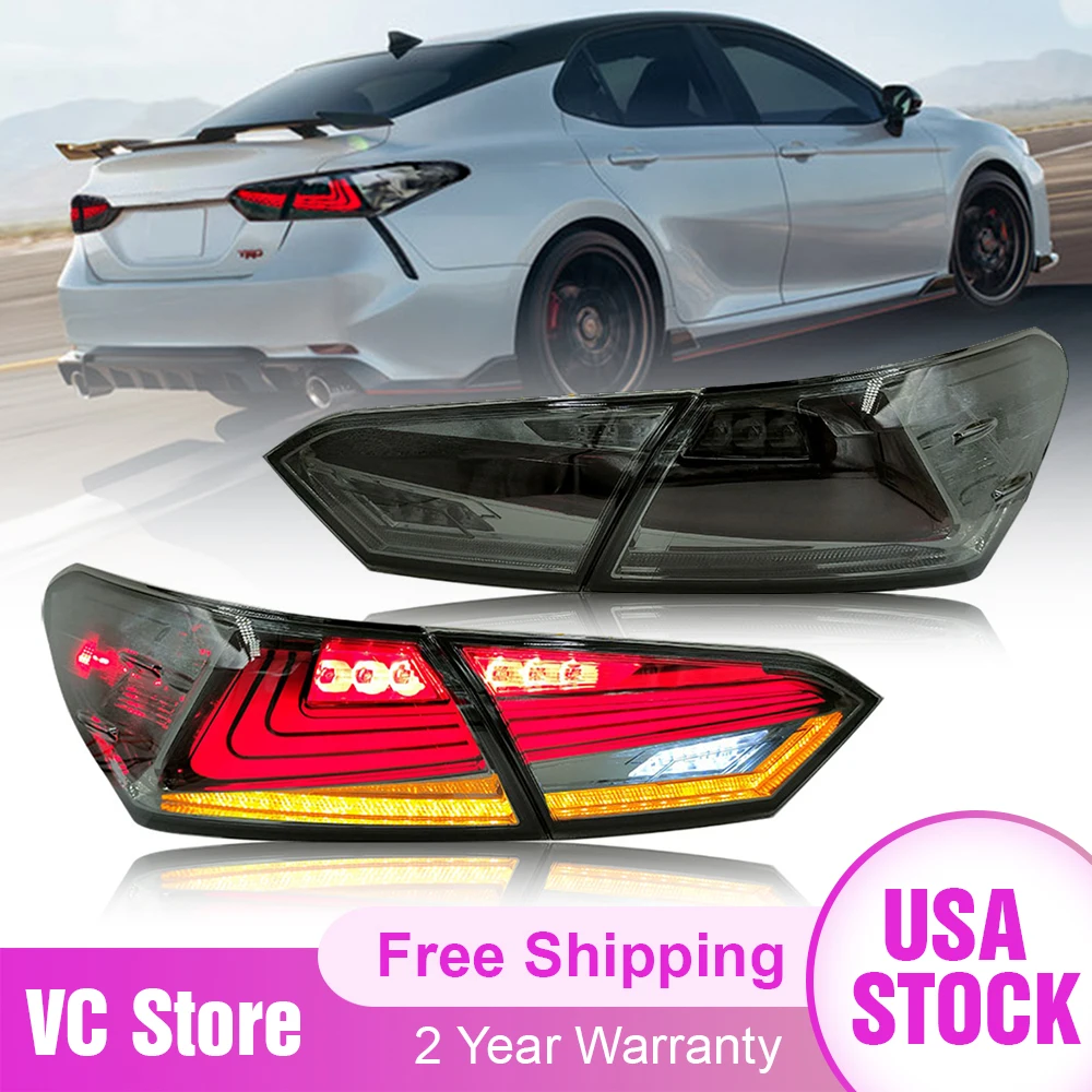 Tail lights For Toyota Camry 2018-2021 Taillights LED Lamps Auto Accessorie Start-up Animation Sequential Breathing Turn Signal
Tail lights For Toyota Camry 2018-2021 Taillights LED Lamps Auto Accessorie Start-up Animation Sequential Breathing Turn Signal