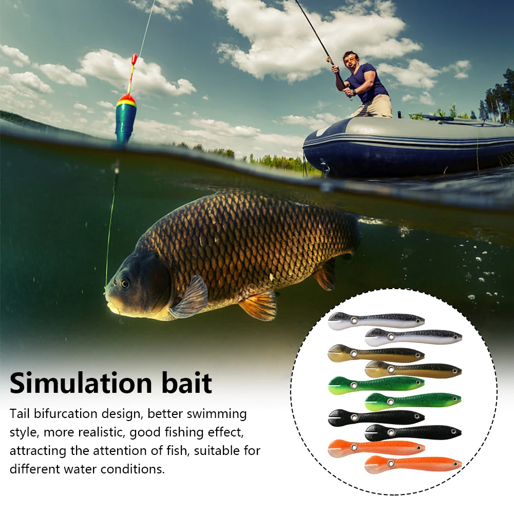 10Pcs/Set Soft Bionic Lures Saltwater Freshwater Artificial Bait Bass Fishing Slow Sinking Fishing Lures For Fishing Enthusiasts
10Pcs/Set Soft Bionic Lures Saltwater Freshwater Artificial Bait Bass Fishing Slow Sinking Fishing Lures For Fishing Enthusiasts