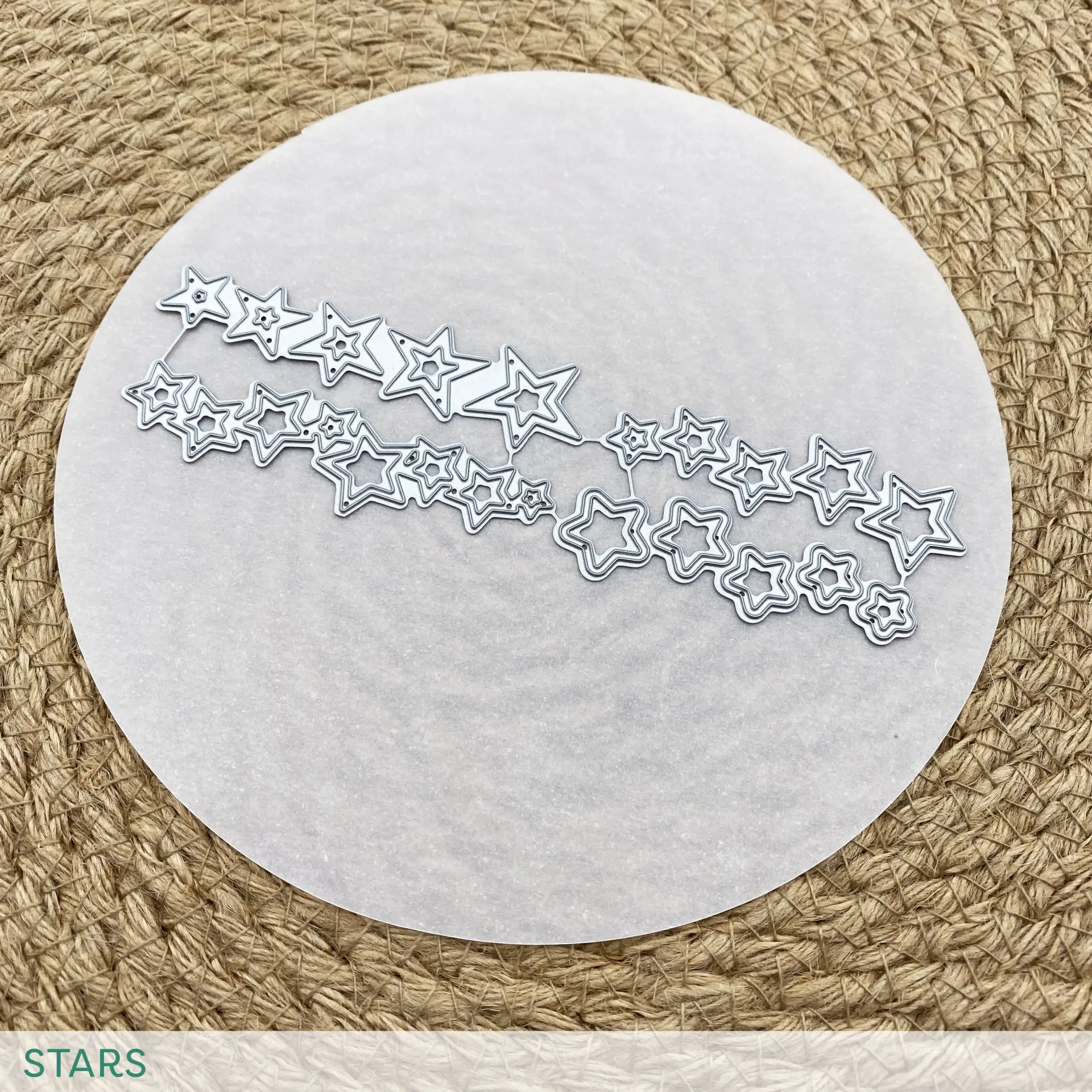 2023 New Arrival Stars Mold Craft Embossing Stencil for Scrapbooking Handmade Tool Album Model Punch Blade Decoration Template
2023 New Arrival Stars Mold Craft Embossing Stencil for Scrapbooking Handmade Tool Album Model Punch Blade Decoration Template