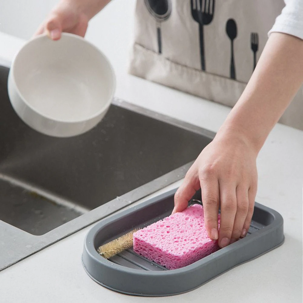 Multi-use Home Drain Trays Durable Sponge Sundries Storage Mat Soap Mat Kitchen Bathroom Household Organization
Multi-use Home Drain Trays Durable Sponge Sundries Storage Mat Soap Mat Kitchen Bathroom Household Organization