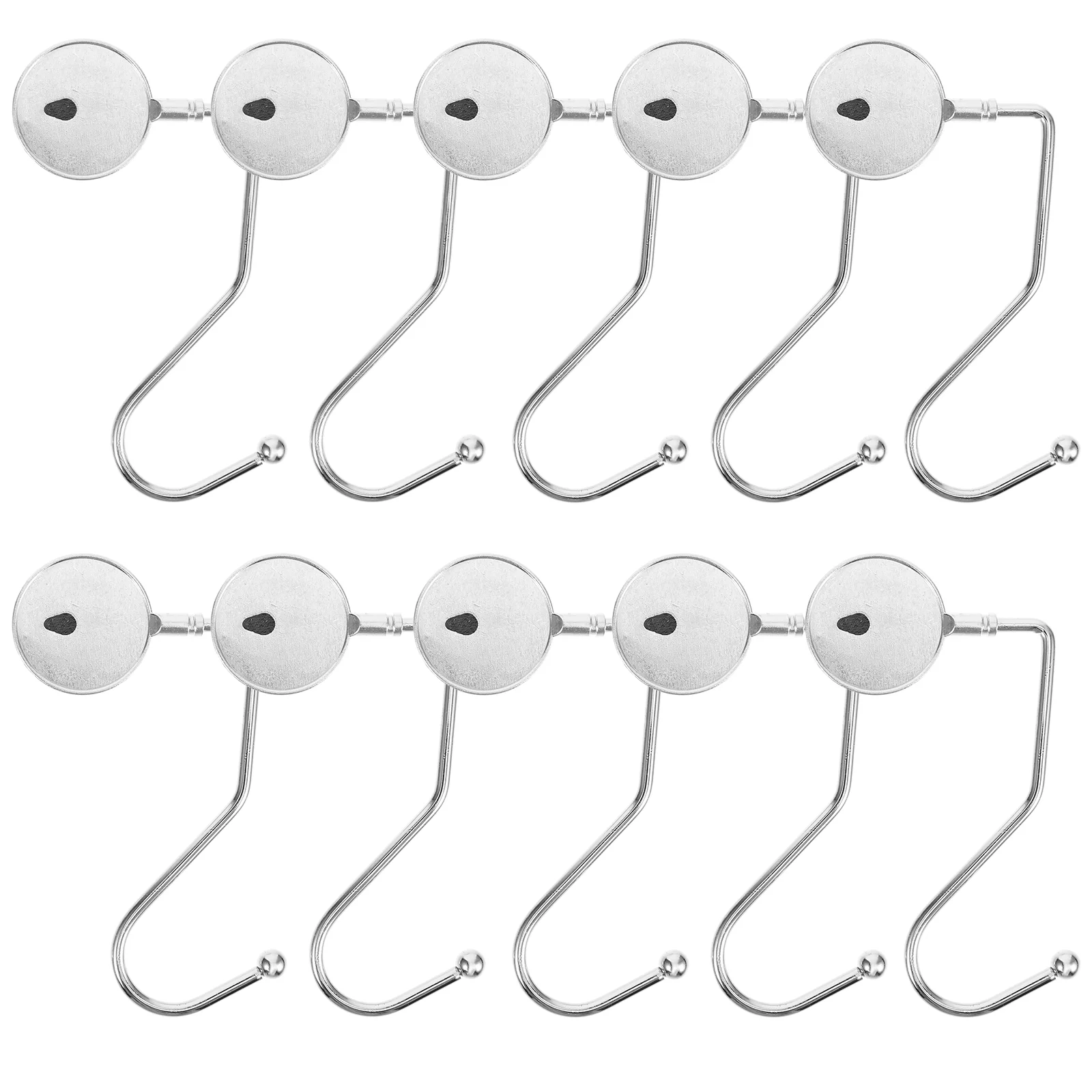 10 Pcs Foldable Tables Anti-skid Hook Office Bag Hanger Handbag Rack Desk Purse Student
10 Pcs Foldable Tables Anti-skid Hook Office Bag Hanger Handbag Rack Desk Purse Student