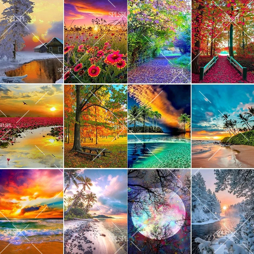 5D Diy Diamond Painting Embroidery Mosaic Cross Stitch of Rhinestone Home Decoration Landscape Flower Wall Art Picture
5D Diy Diamond Painting Embroidery Mosaic Cross Stitch of Rhinestone Home Decoration Landscape Flower Wall Art Picture