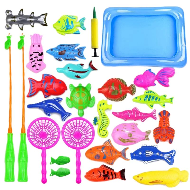 28Pcs/Set Children's Magnetic Fishing Parent-Child Interactive Toys Game Kids 3D Fish Baby Bath Toys Outdoor Toy
28Pcs/Set Children's Magnetic Fishing Parent-Child Interactive Toys Game Kids 3D Fish Baby Bath Toys Outdoor Toy