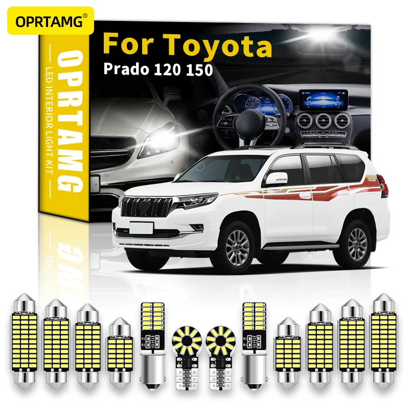 OPRTAMG Canbus Interior Lamp For Toyota Prado 120 150 FJ Cruiser 1994-2007 2008 2009 2010 2011 2012 2013-2020 LED Accessories
OPRTAMG Canbus Interior Lamp For Toyota Prado 120 150 FJ Cruiser 1994-2007 2008 2009 2010 2011 2012 2013-2020 LED Accessories