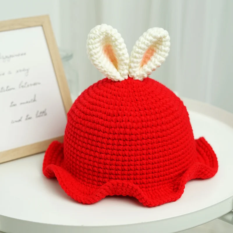 DIY hand knitted wool rabbit ear baby hat material bag autumn and winter warm children's sprouting hat
DIY hand knitted wool rabbit ear baby hat material bag autumn and winter warm children's sprouting hat