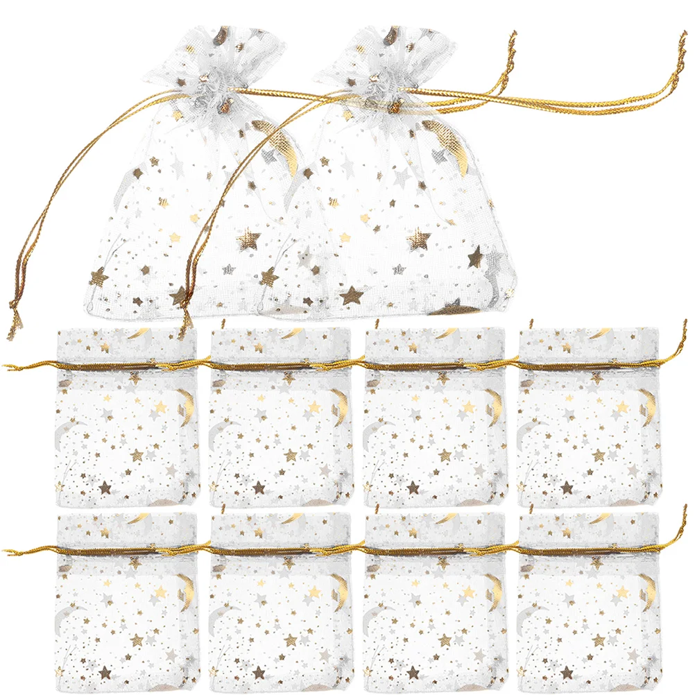 50 Pcs Favor Bags Drawstring Gift Moon Mesh Jewelry Earring Tiny Cloth Candy Storage
50 Pcs Favor Bags Drawstring Gift Moon Mesh Jewelry Earring Tiny Cloth Candy Storage