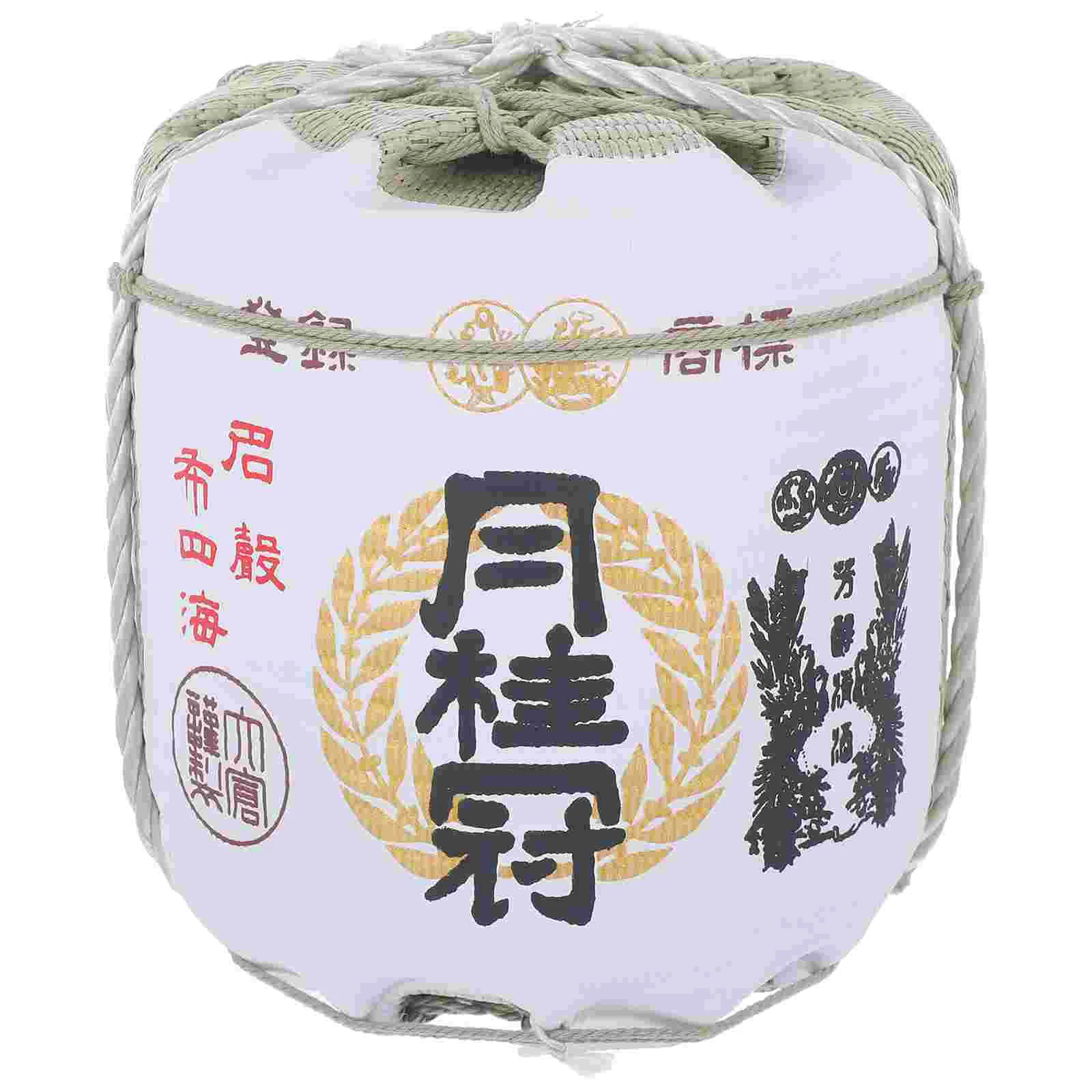Japanese Sake Barrel Decoration Gift Model Prop Outdoor Decorative Bistro Toy Fish Tank
Japanese Sake Barrel Decoration Gift Model Prop Outdoor Decorative Bistro Toy Fish Tank