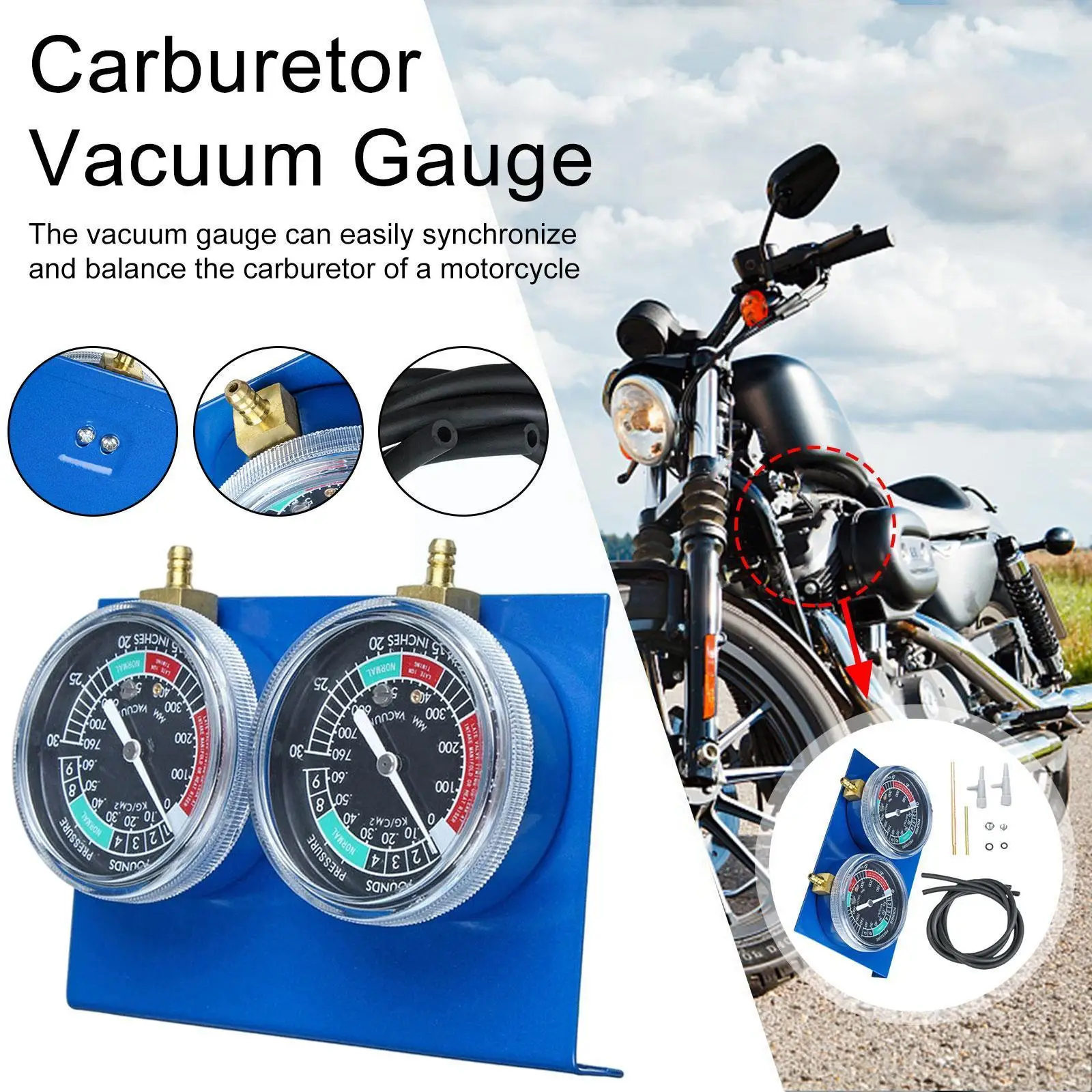 Carburetor Vacuum Gauge Universal Motorcycle Carburetor Carb Vacuum Gauge Balancer Synchronizer For P5z2
Carburetor Vacuum Gauge Universal Motorcycle Carburetor Carb Vacuum Gauge Balancer Synchronizer For P5z2