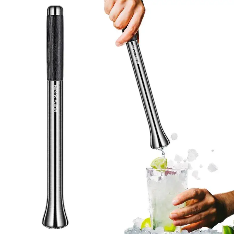 Muddler For Cocktails Stainless Steel Mojito Muddler Lemon Hammer Food Muddler Ice Crusher Tool For Bar Family Hotel
Muddler For Cocktails Stainless Steel Mojito Muddler Lemon Hammer Food Muddler Ice Crusher Tool For Bar Family Hotel