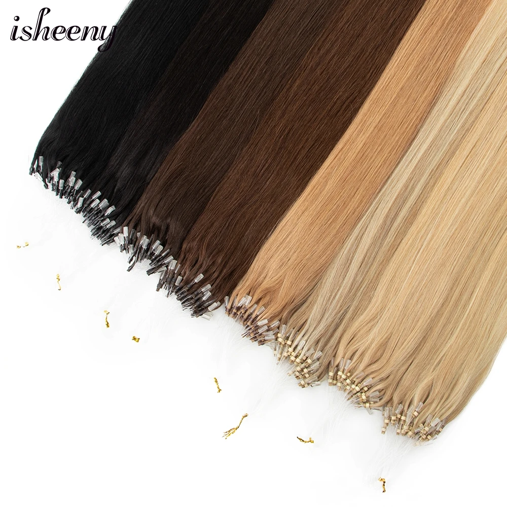 Isheeny 1g/s Natural Micro Loop Hair Extensions Human Hair 12" 16" 20" 24" Blonde Micro Ring Link Hair 50pcs/set Loop Extensions
Isheeny 1g/s Natural Micro Loop Hair Extensions Human Hair 12" 16" 20" 24" Blonde Micro Ring Link Hair 50pcs/set Loop Extensions