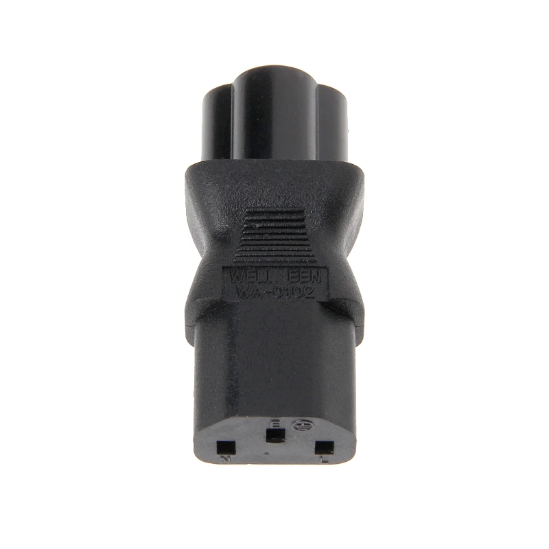 2022 New IEC 320 C13 Female To C6 Male 3-Pin Cloverleaf Plug Converter AC Power Adapter
2022 New IEC 320 C13 Female To C6 Male 3-Pin Cloverleaf Plug Converter AC Power Adapter