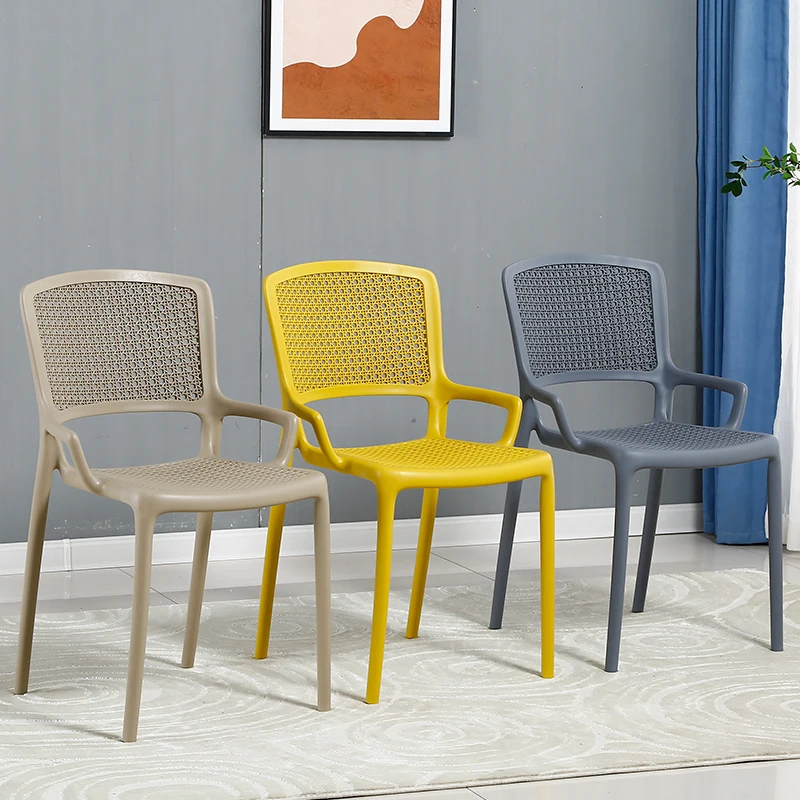Designer Plastic Dining Chairs Nordic Minimalist Fashion Outdoor Garden Chair Adults Backrest Chaises Salle Manger Furniture
Designer Plastic Dining Chairs Nordic Minimalist Fashion Outdoor Garden Chair Adults Backrest Chaises Salle Manger Furniture