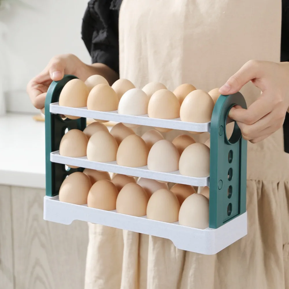 Reversible Egg Holder Plastic Egg Storage Box 30 Grids Egg Container for For Kitchen Refrigerator
Reversible Egg Holder Plastic Egg Storage Box 30 Grids Egg Container for For Kitchen Refrigerator