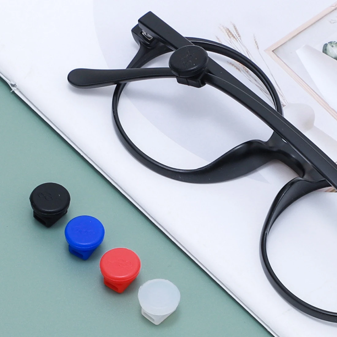 2Pcs Black White Red Silicone Anti-slip Eyeglass Ear Hooks Round Retainer Holder Elastic Glasses Ear Hook EyeGlasses Accessories
2Pcs Black White Red Silicone Anti-slip Eyeglass Ear Hooks Round Retainer Holder Elastic Glasses Ear Hook EyeGlasses Accessories