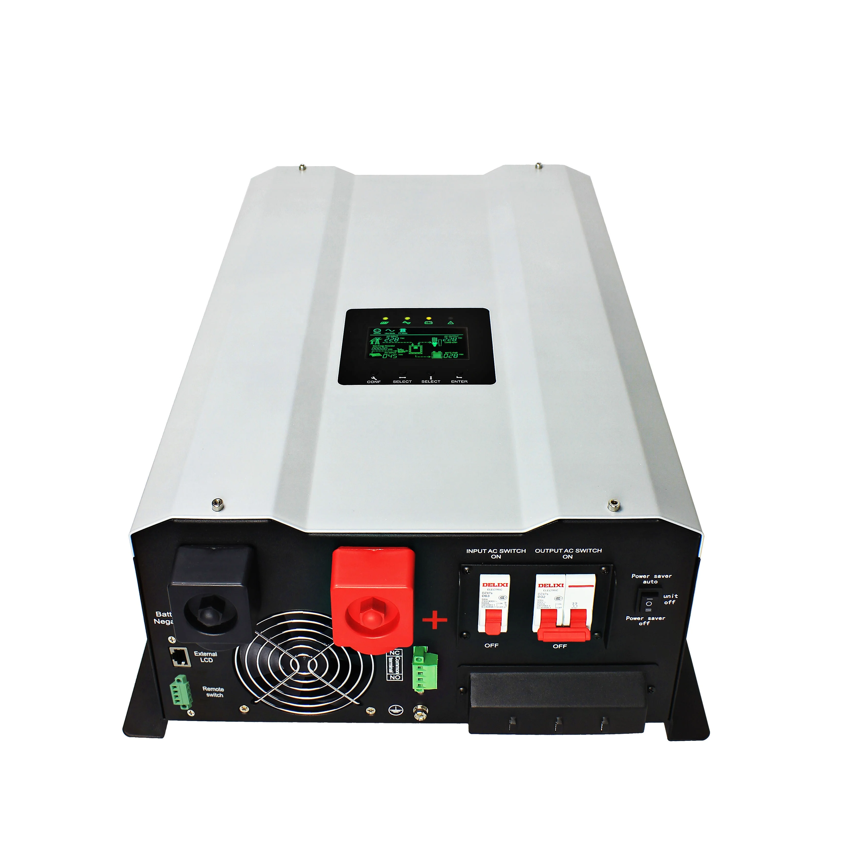 1-12KW split phase 120/240V low frequency pure sine wave hybrid solar inverter with mppt controller
1-12KW split phase 120/240V low frequency pure sine wave hybrid solar inverter with mppt controller