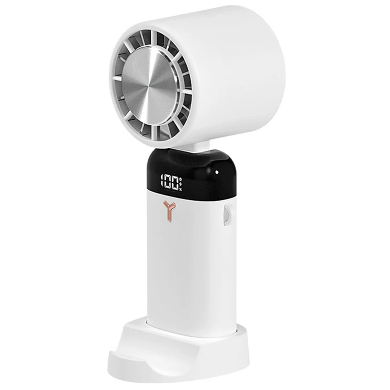 Refrigeration Handheld Fan Table Fan Digital Display Desktop Folding Mini Mute Mobile Phone Stand Leafless Electric Fan
Refrigeration Handheld Fan Table Fan Digital Display Desktop Folding Mini Mute Mobile Phone Stand Leafless Electric Fan