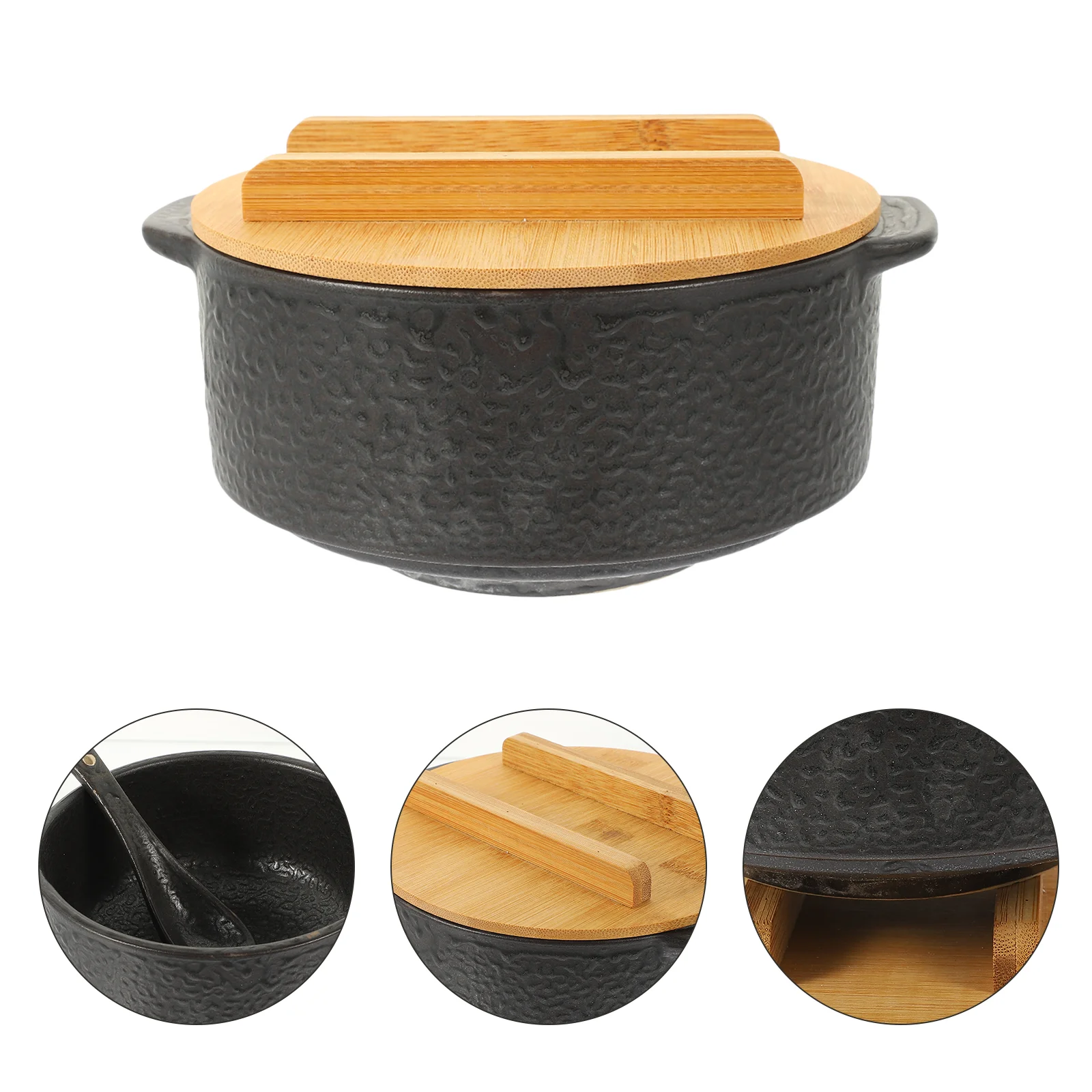 1 Set of Household Ceramic Bowl Noodle Bowl Soup Bowl Multiuse Salad Bowl 
1 Set of Household Ceramic Bowl Noodle Bowl Soup Bowl Multiuse Salad Bowl