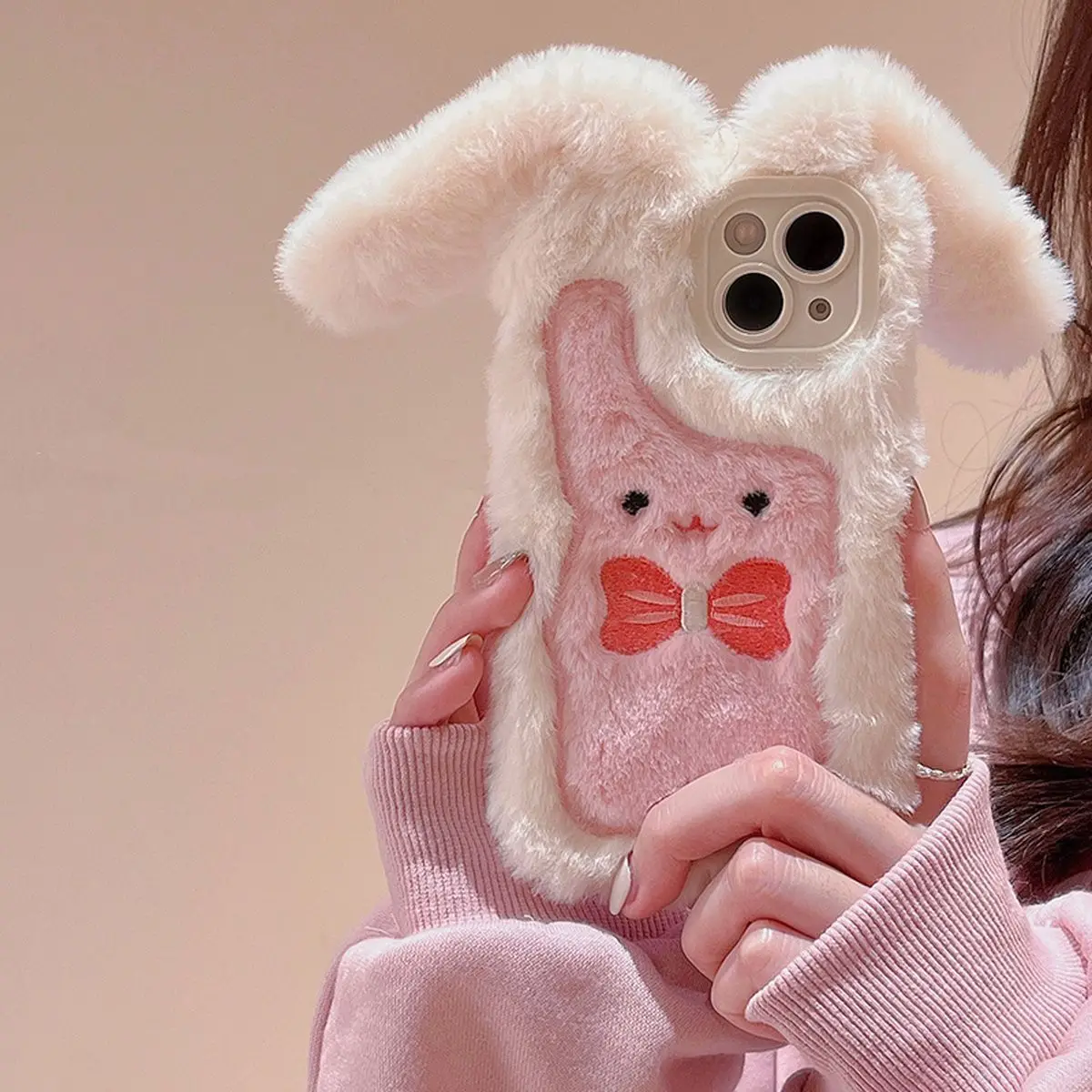 Cartoon 3D Fluffy Plush Rabbit Silicone Case For iPhone 14 13 12 11 Pro Max Mini XS XR 7 8 Plus Phone Cover Bumper Coque Funda
Cartoon 3D Fluffy Plush Rabbit Silicone Case For iPhone 14 13 12 11 Pro Max Mini XS XR 7 8 Plus Phone Cover Bumper Coque Funda