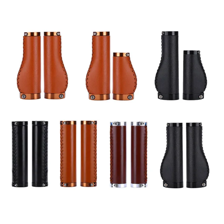 Bike Bicycle Anti-Skid Ahock Handlebar Grips MTB Road Bike Long/Short Leather Handlebar Cover Double Aluminum Alloy Lock Ring
Bike Bicycle Anti-Skid Ahock Handlebar Grips MTB Road Bike Long/Short Leather Handlebar Cover Double Aluminum Alloy Lock Ring