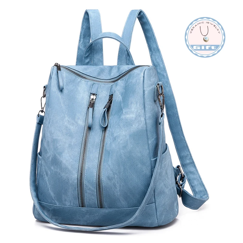 High Quality Leather Backpack Women's Bag 2022 New Shoulder Bag Large Capacity Travel Backpack School Backpack for Women Large
High Quality Leather Backpack Women's Bag 2022 New Shoulder Bag Large Capacity Travel Backpack School Backpack for Women Large
