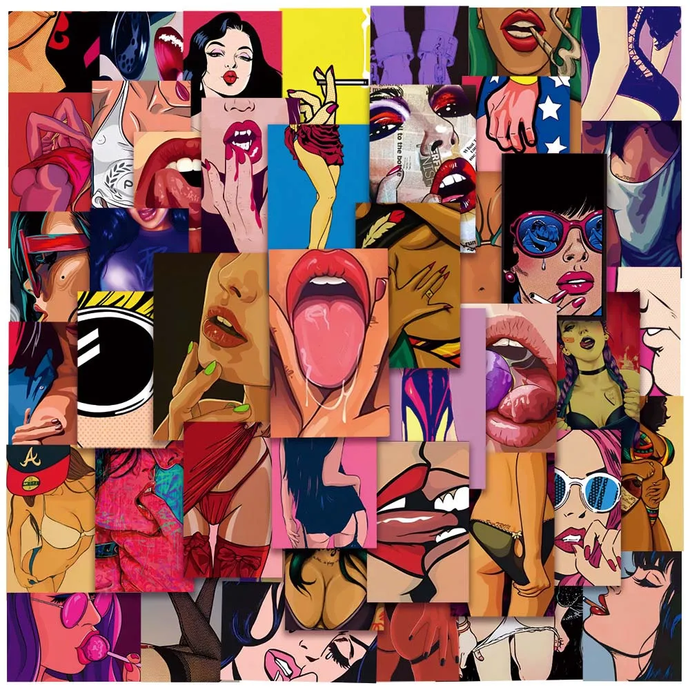 10/50 Pcs Europe and America Sexy Stickers Backpack Pencil Case Laptop Luggage Scrapbooking DIY Decoration Waterproof Decals
10/50 Pcs Europe and America Sexy Stickers Backpack Pencil Case Laptop Luggage Scrapbooking DIY Decoration Waterproof Decals