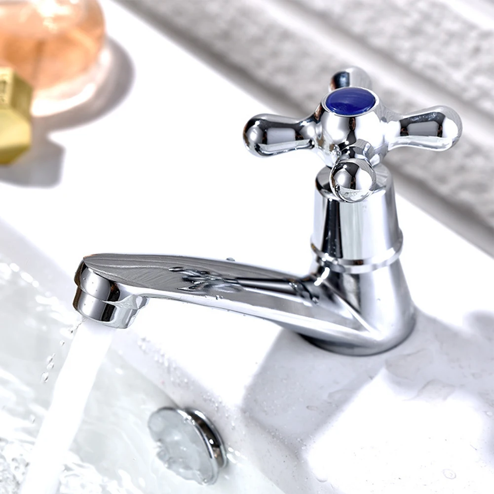 Bathroom Sink Tap Mixer Chrome Cross Lever Wash Basin Faucet Deck Mounted Single Cold Water Tap Bathroom Accessories
Bathroom Sink Tap Mixer Chrome Cross Lever Wash Basin Faucet Deck Mounted Single Cold Water Tap Bathroom Accessories