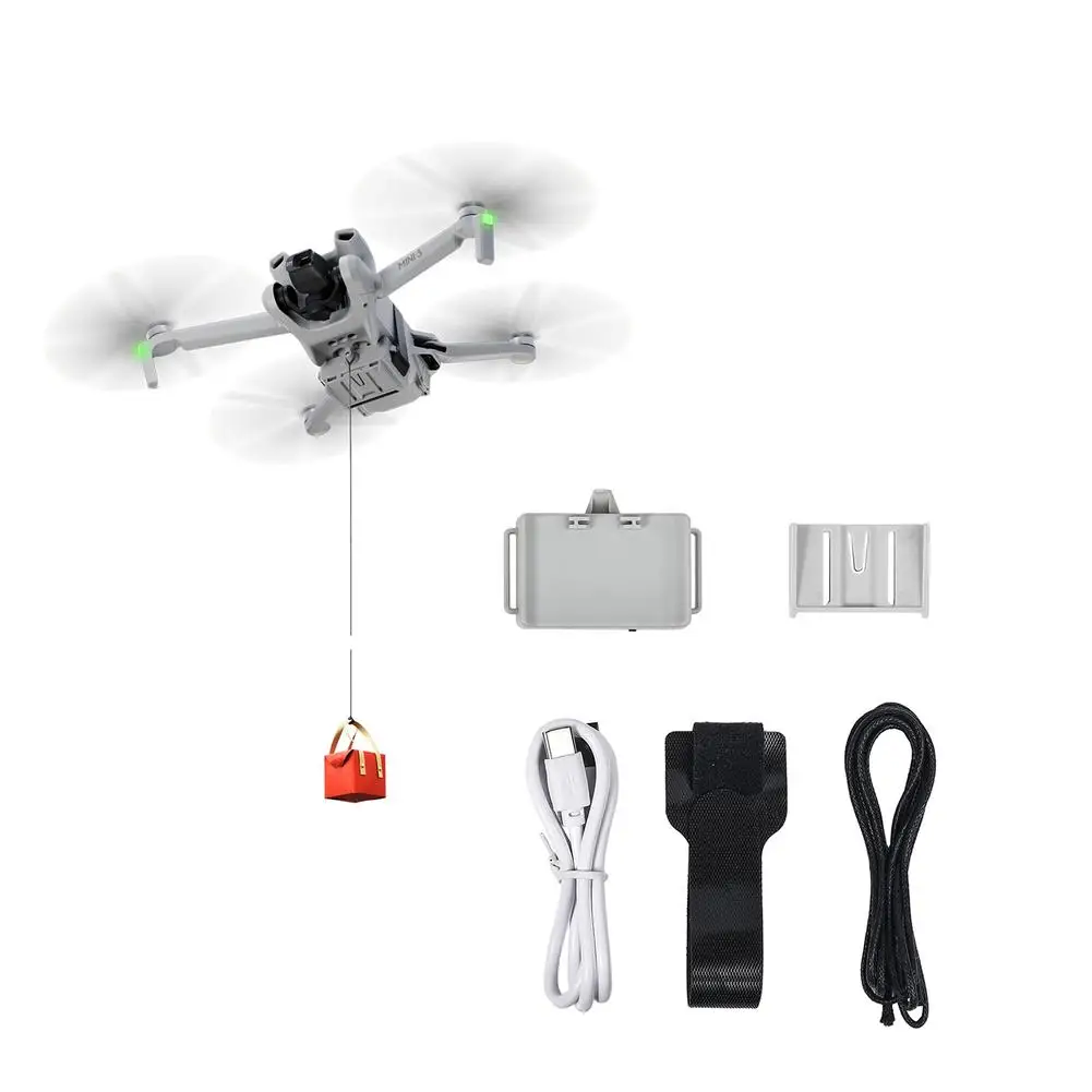 Thrower Compatible For Dji Mini 3 / Mini 3 Pro Dropper Aerial Parabolic Drone Airdrop System Accessories
Thrower Compatible For Dji Mini 3 / Mini 3 Pro Dropper Aerial Parabolic Drone Airdrop System Accessories