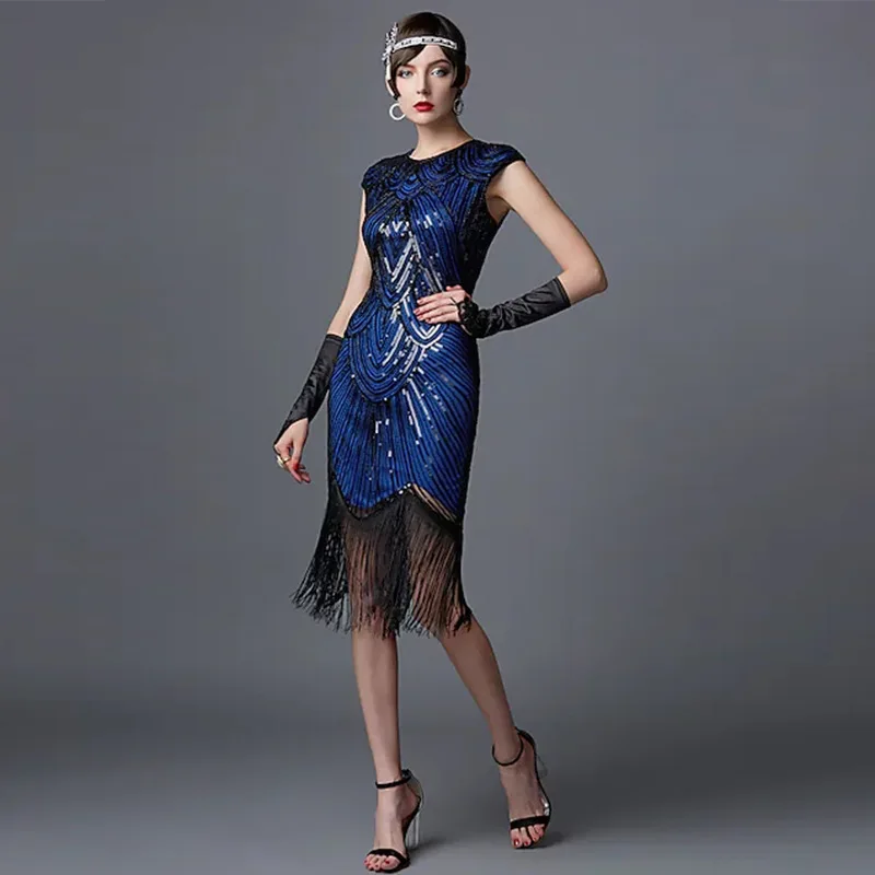 Gatsby Vintage 1920s Sequined Tassel Party Banquet Stage Evening Dress Performance
Gatsby Vintage 1920s Sequined Tassel Party Banquet Stage Evening Dress Performance