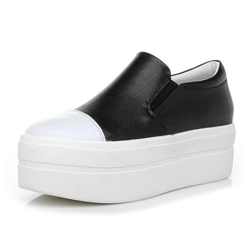 Casual Shoes Women's New Platform Heel Women Round Toe 2024 New White Shoes Fashion Breathable Thick Bottom Slip Loafers Women
Casual Shoes Women's New Platform Heel Women Round Toe 2024 New White Shoes Fashion Breathable Thick Bottom Slip Loafers Women