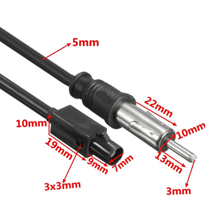 1Pr Radio Stereo Antenna Adapter Male Aerial Plug Converter Cable Interior G Converter Cable Interior G Converter Cable Interior
1Pr Radio Stereo Antenna Adapter Male Aerial Plug Converter Cable Interior G Converter Cable Interior G Converter Cable Interior