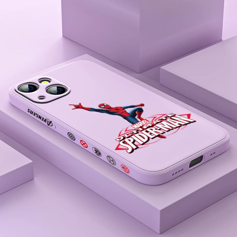 Marvel Spider-Man Cartoon For Apple IPhone 13 12 Mini 11 Pro XS MAX XR X 8 7 6S SE Plus Liquid Left Silicone Gel Phone Case
Marvel Spider-Man Cartoon For Apple IPhone 13 12 Mini 11 Pro XS MAX XR X 8 7 6S SE Plus Liquid Left Silicone Gel Phone Case
