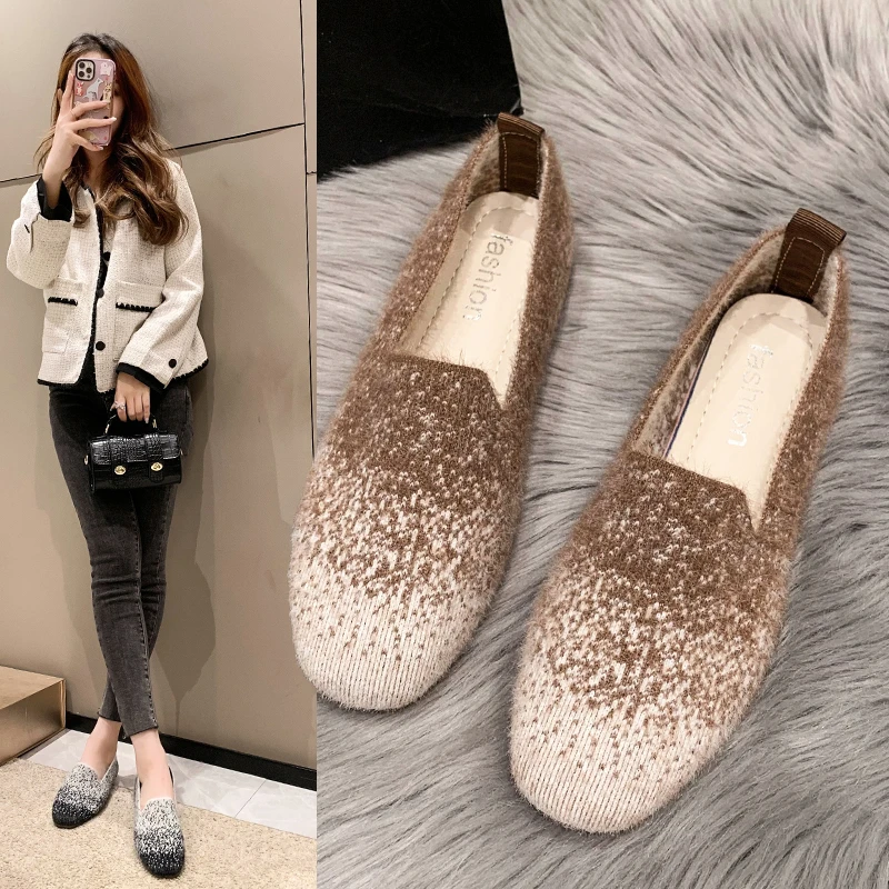 

Woman Flats Casual Shoes Women's Slip-on Barefoot Loafers Elegant Comfortable Best Sellers 2022 Products Trendyol Free Shipping