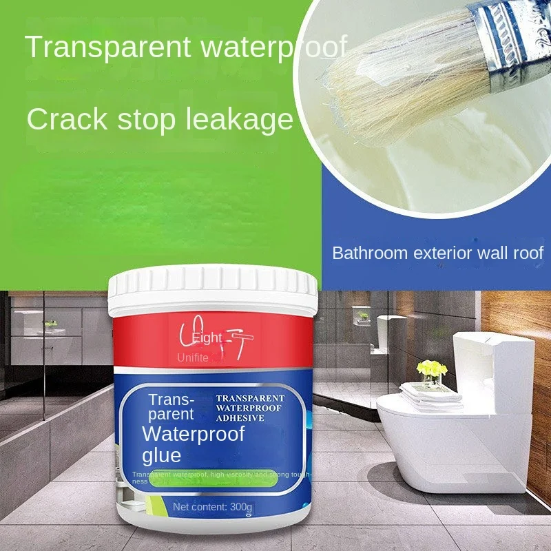 

300g Super Strong Waterproof Tape Stop Leaks Transparent Repairing Leak Waterproof Adhesive Insulating Duct Repair Glue