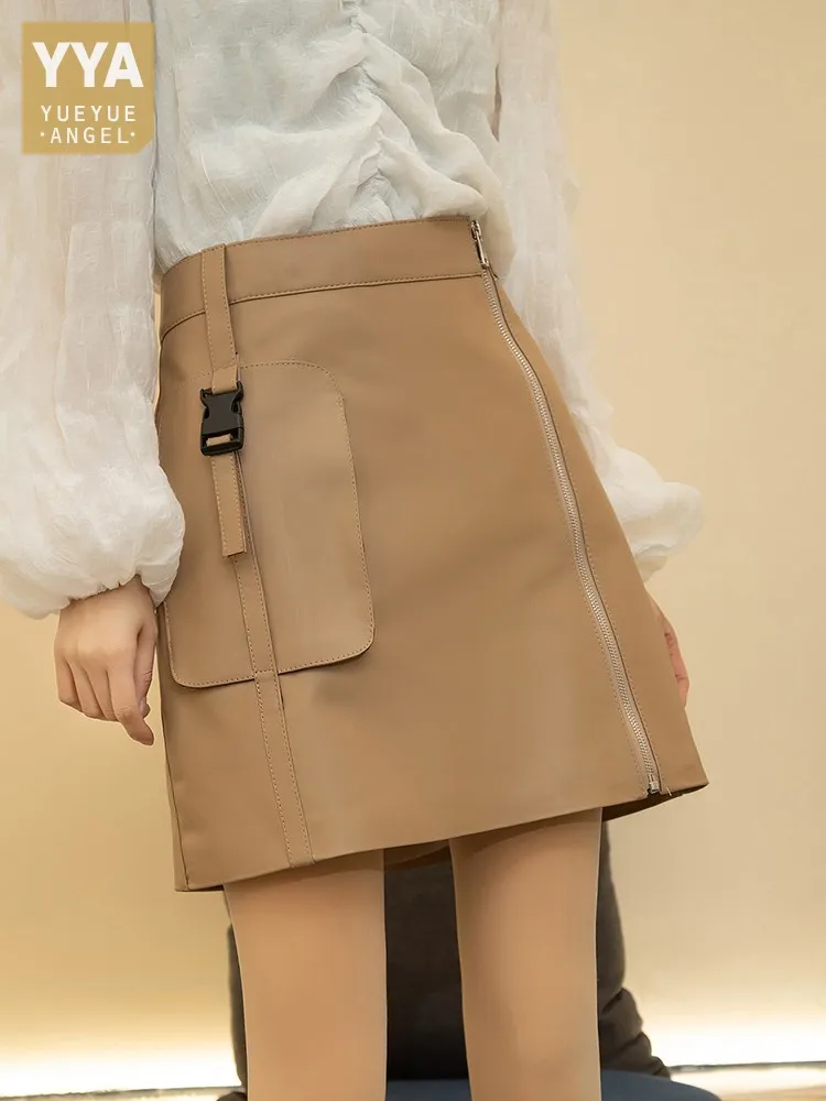 Genuine Leather Skirts Women Elegant Spring New Sheepskin A-Line Cargo Skirt Office Lady High Waist Casual Short Skirts S-4XL
Genuine Leather Skirts Women Elegant Spring New Sheepskin A-Line Cargo Skirt Office Lady High Waist Casual Short Skirts S-4XL