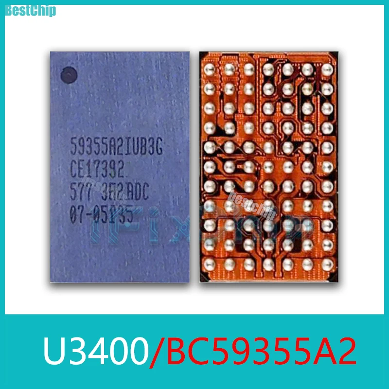 

5 шт.-10 шт. BCM59355 для iPhone 8G 8P 8Plus X U3400, беспроводное зарядное устройство IC, USB-чип для зарядки BCM59355A2IUB3G