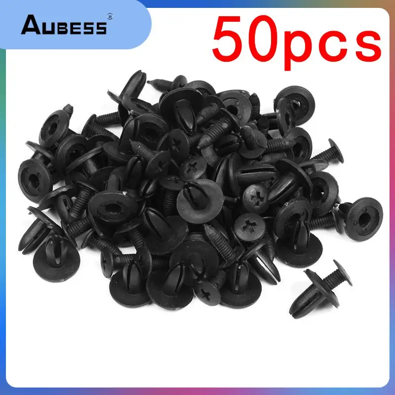 50pcs Durable Fasteners Black Cars Lined Cover Universal Hole Door Rivet Plastic Clip 6mm Auto Fasteners Retainer Push Pin Clips
50pcs Durable Fasteners Black Cars Lined Cover Universal Hole Door Rivet Plastic Clip 6mm Auto Fasteners Retainer Push Pin Clips