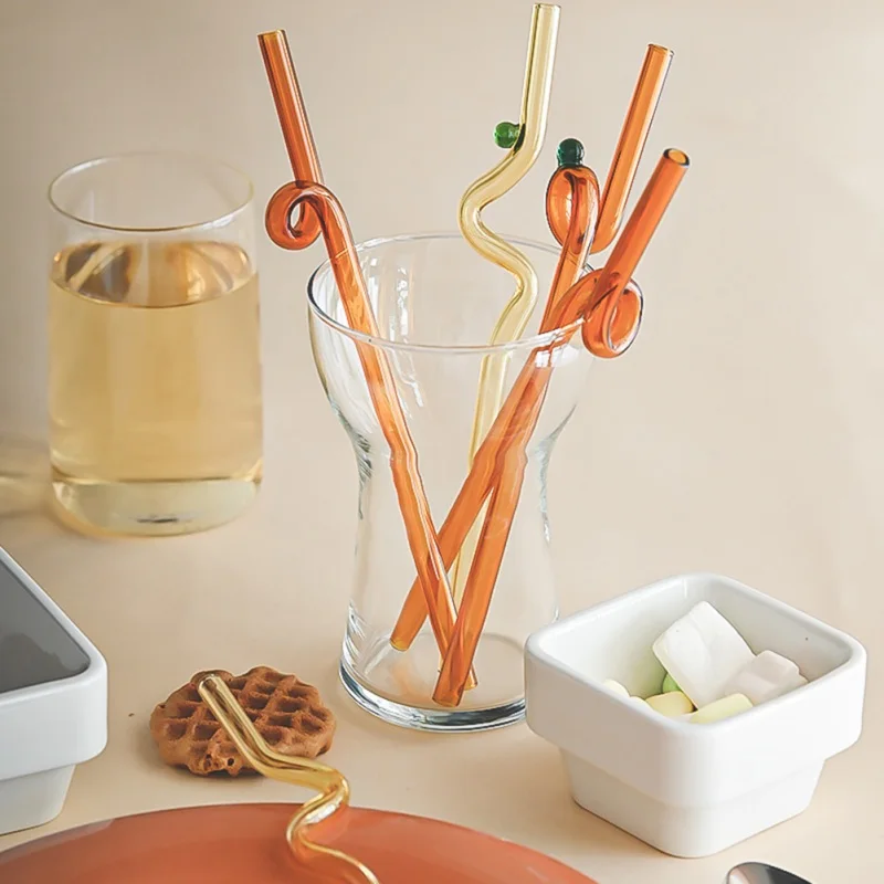 Reusable Straw High Borosilicate Glass Eco-friendly Drinking Tool Colorful Long Straw Heat Resistant for Juice Drinks Champagne
Reusable Straw High Borosilicate Glass Eco-friendly Drinking Tool Colorful Long Straw Heat Resistant for Juice Drinks Champagne