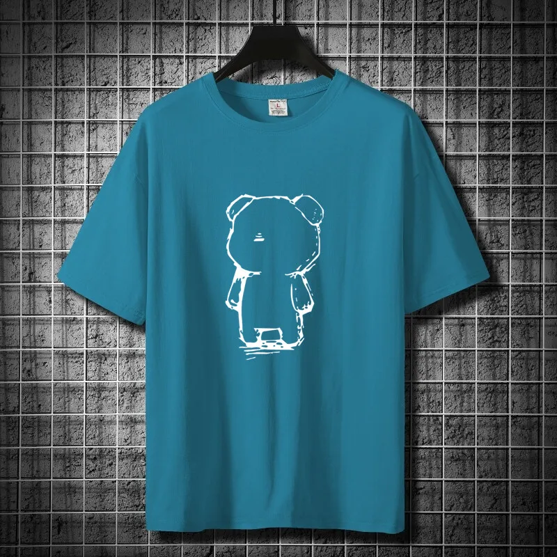 2022 summer new white bear men's T-shirt printing all-match Hong Kong style simple casual short sleeves
2022 summer new white bear men's T-shirt printing all-match Hong Kong style simple casual short sleeves
