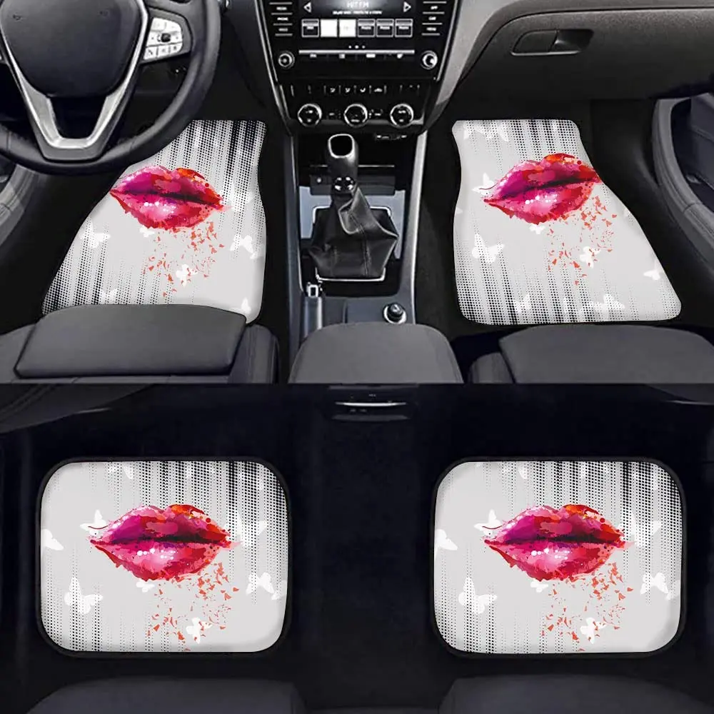 Abstract Women Lips Pattern Car Floor Mats for Front and Rear, Soft Durable Auto Floor Car Mats, 4pcs Full Set, Universal
Abstract Women Lips Pattern Car Floor Mats for Front and Rear, Soft Durable Auto Floor Car Mats, 4pcs Full Set, Universal